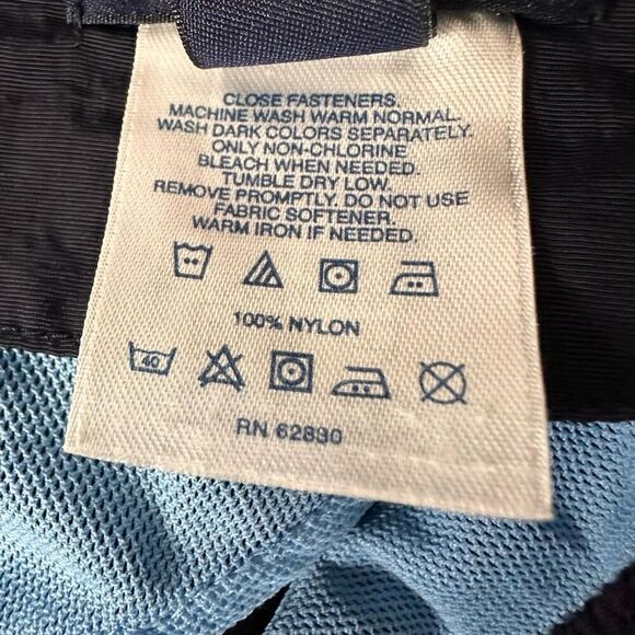 Lands’ End Dark Blue Men’s Swim Trunks size Large 36-38 - Picture 7 of 9